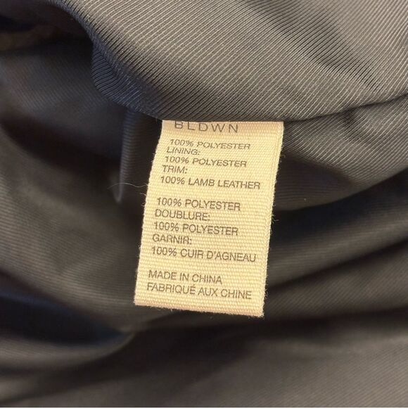 BLDWN SHERPA Blitz Teddy Jacket Lambs Leather Large - Picture 5 of 6